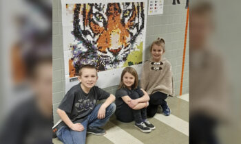 West Elementary Sticker Mural