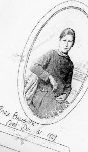 Avoca.Cemetary.1) Inez Brugier, Native American buried at St. Rose of Lima cemetery, Avoca.